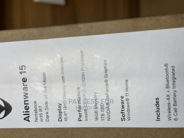 New Laptop Dell Alienware 15 16GB Intel Core I7 SSD 1T · Photo 2