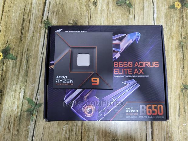 AMD Ryzen 9 7900x and B650 Aorus Elite Motherboard · Photo 1