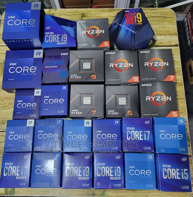Amd Ryzen Cpu and Intel Core Processor · Photo 1