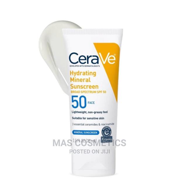 Cerave Hydrating Mineral Sunscreen SPF 50 · Photo 1