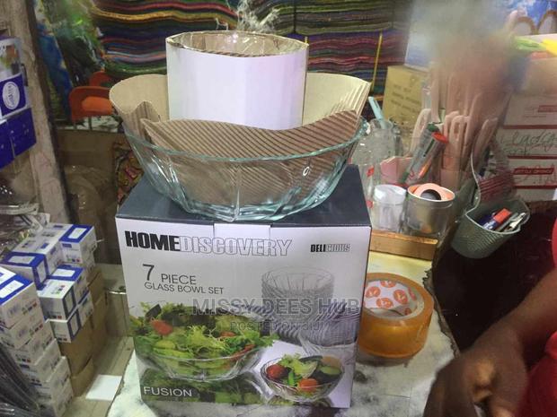 7pcs Glass Salad Bowl Set · Photo 1