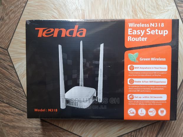 Tenda 2.4g Wifi Router 300mbps, 1wan +3 Lan · Photo 1