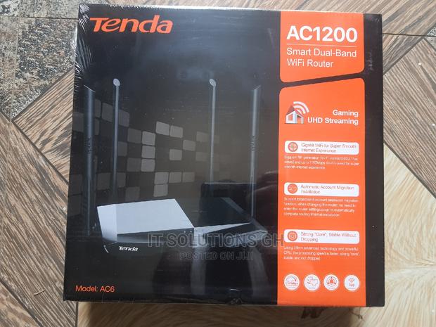 Tenda Ac6 2.4g+5g Dual Band 1200mbps, 1wan +3 Lan · Photo 2