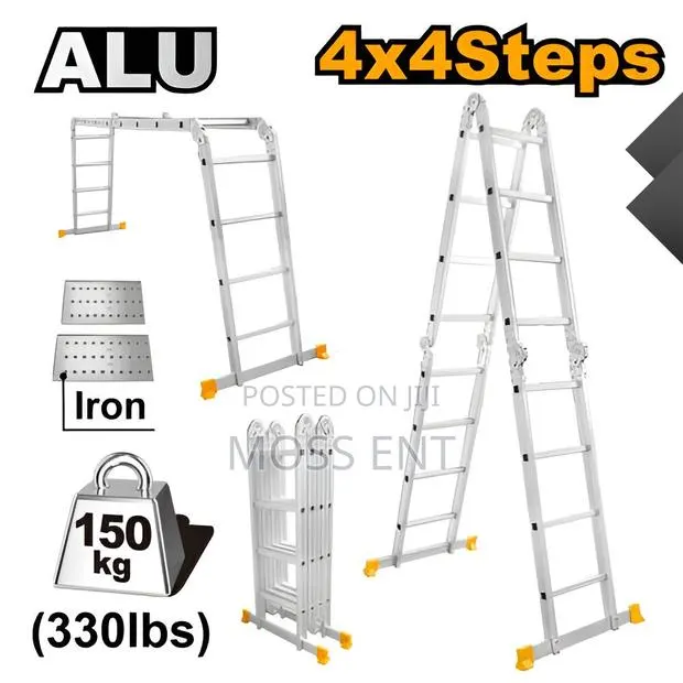 Multi-Purpose Aluminum Ladder 4x4 - Hlad04441 · Photo 1