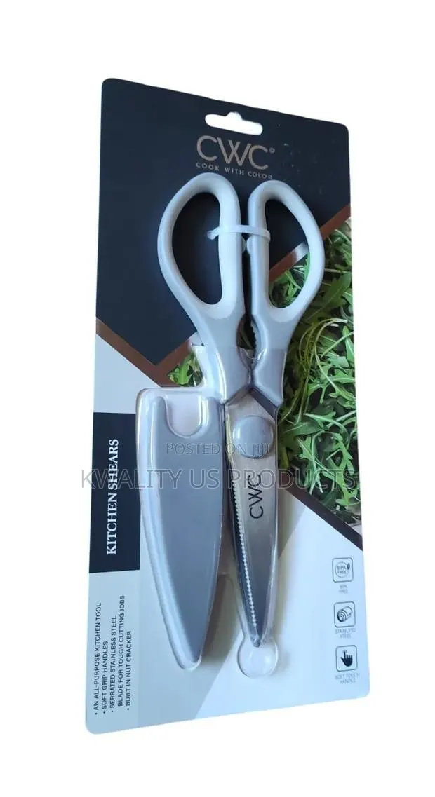 CWC- Cook With Colour Kitchen Shears With Protective Sheath · Photo 1