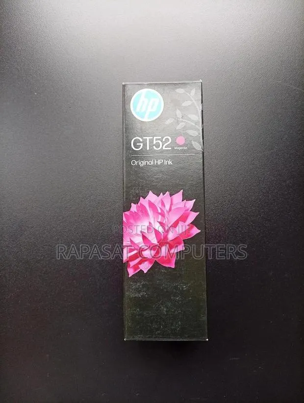 HP Gt52 Magenta Ink Bottle · Photo 1