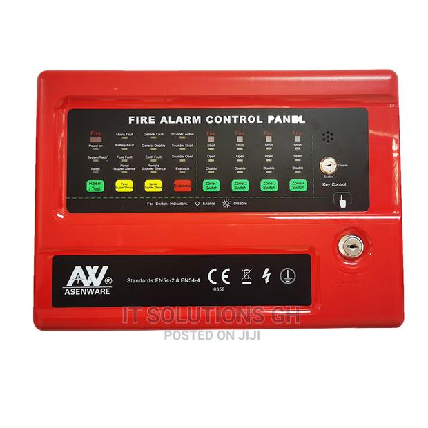 4 Zone Fire Alarm Control Panel Aw-Cfp2166-4-8 · Photo 1