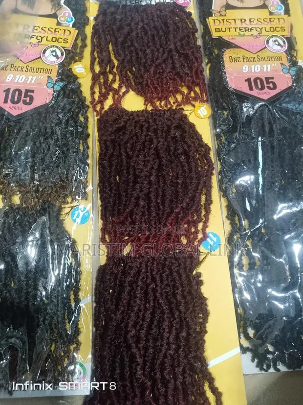 Distressed Butterfly Locs 9,10,11" Hair Extension · Photo 1