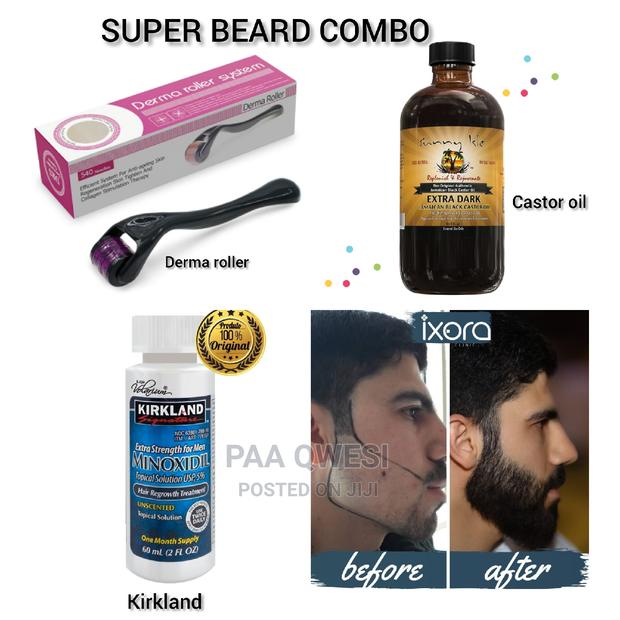 Kirkland Castor Oil Derma Roller ( Best Combo) · Photo 1