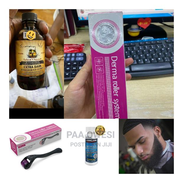 Derma Roller,Kirkland Jamaica Castor Oil. · Photo 1