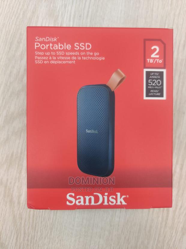 Sandisk 2tb Portable SSD - Up to 520mb/S, USB-C, USB 3.2 Gen · Photo 1