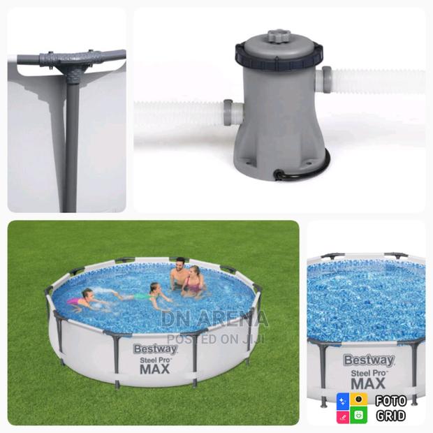 Bestway Steel Promax 12ftx3ft Above Ground Swimming Pool Set · Photo 1