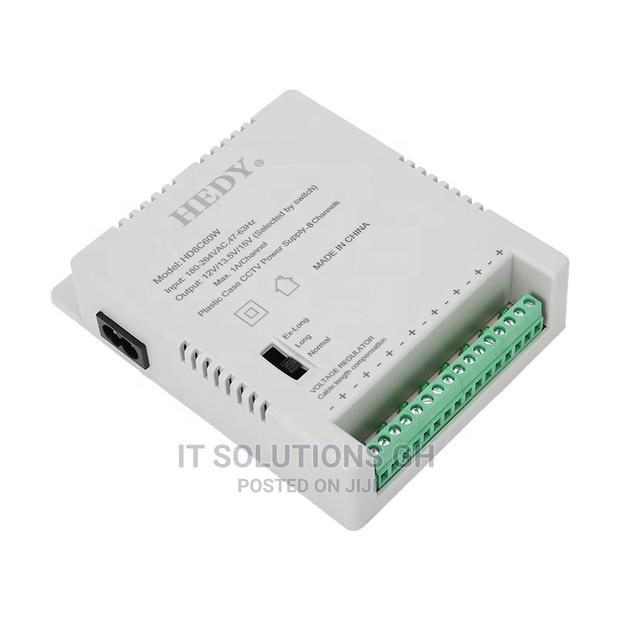 8CH 60watt CCTV Power Supply / 12v/13.5v/15v Selective · Photo 1