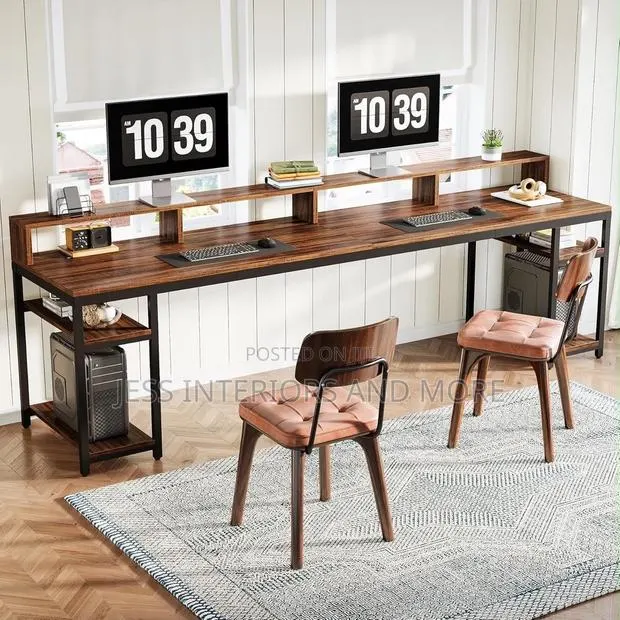 Double Computer Desk(78.74 Inches Extra Long) · Photo 1