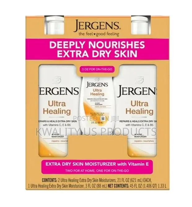 Jergens Ultra Healing Body Lotion- 3 Pack · Photo 1