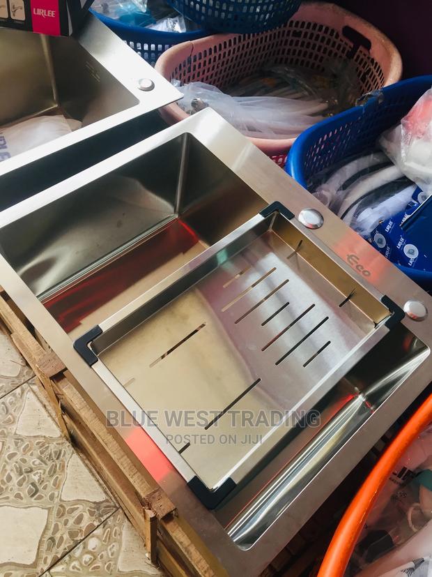 Cabinet Sink With Vegetable Tray (Stainless) · Photo 1