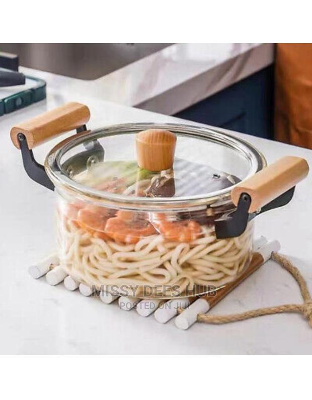 2.5L Transparent Glass Cooking Pot · Photo 1