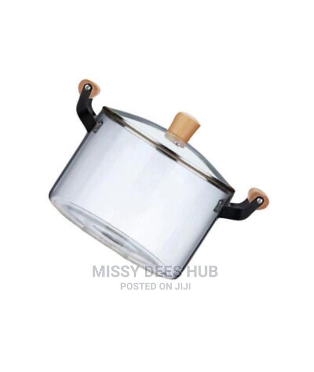 2.5L Transparent Glass Cooking Pot · Photo 5