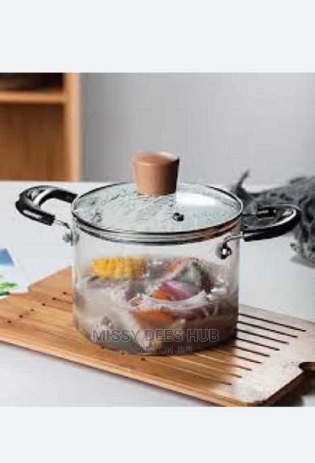 2.5L Transparent Glass Cooking Pot · Photo 7