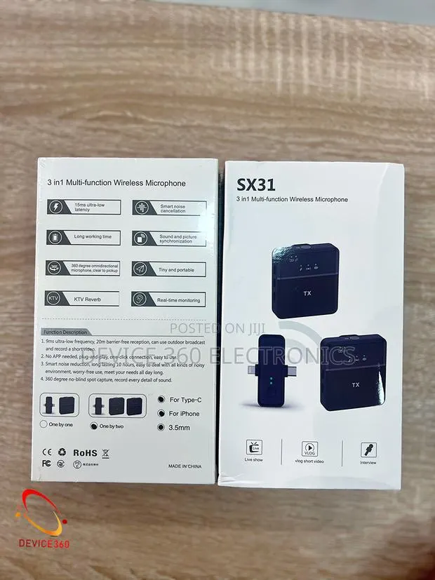 Sx3 3 in 1 Multi-Function Wireless Microphone · Photo 1