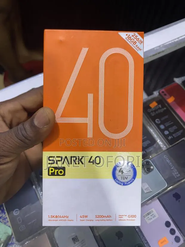 New Tecno Spark 40 Pro 256 GB Gray · Photo 1