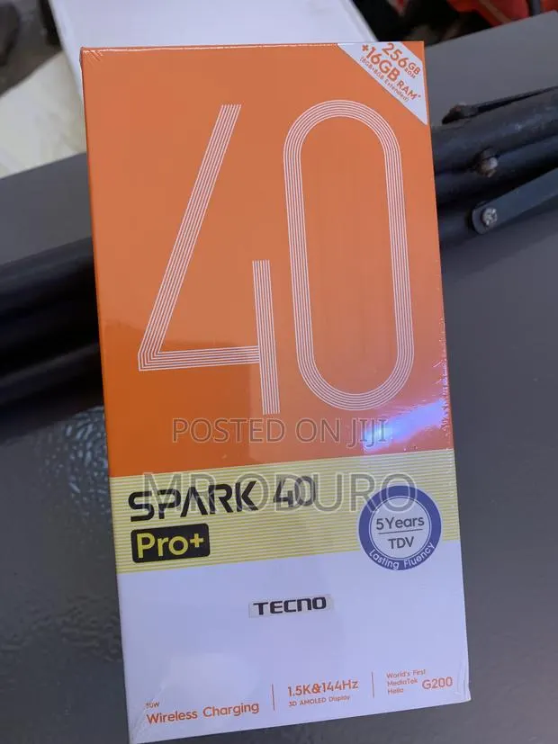 New Tecno Spark 40 Pro+ 256 GB Gray · Photo 1