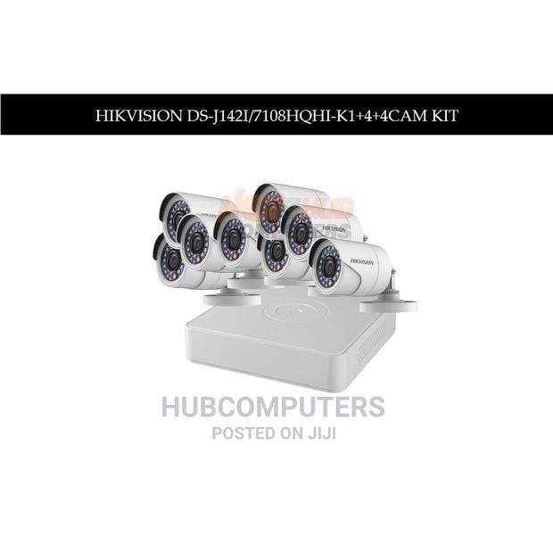 Hikvision (Ds-J142i/7108hqhi-+4+4cam) Camera Kit · Photo 1