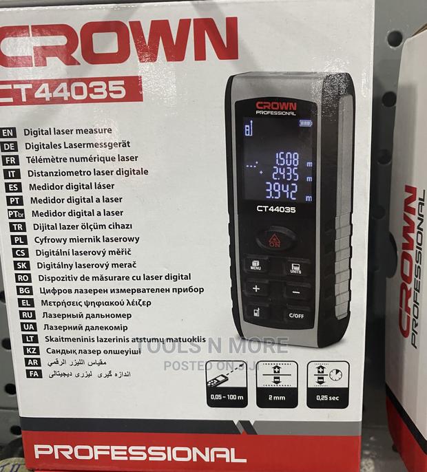 CROWN Digital Laser Distance Detector (100m) -Pocket · Photo 1