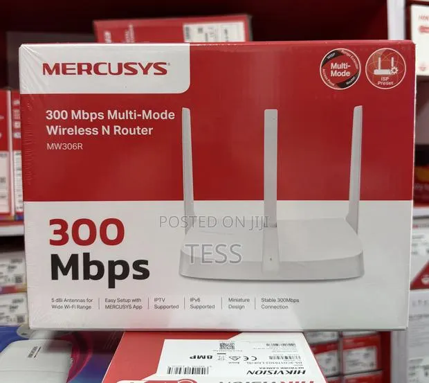 Mercusys Wireless N Router Multi-Mode 300mbps Mw306r Not a Sim Router · Photo 1