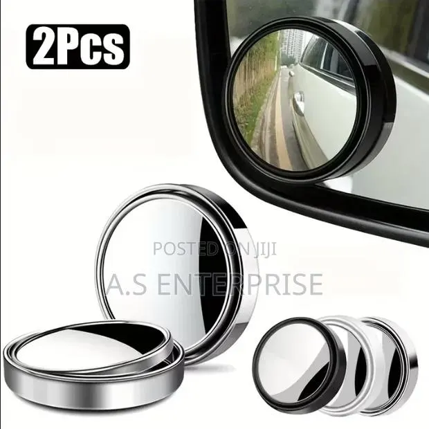 2pcs 360 Car Rearview Mirror HD Round Mirror Adjustable Blind Spot · Photo 1
