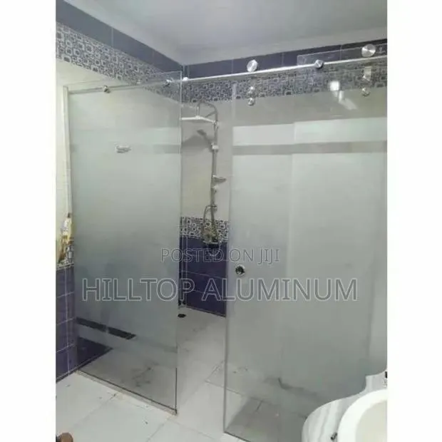 Tempered Glass Shower Door Installation · Photo 1