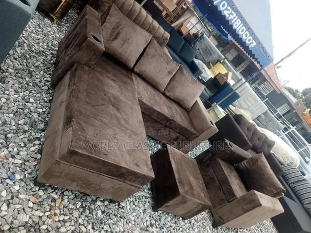 L-Shaped Sofas + Ottoman Sets. · Photo 1
