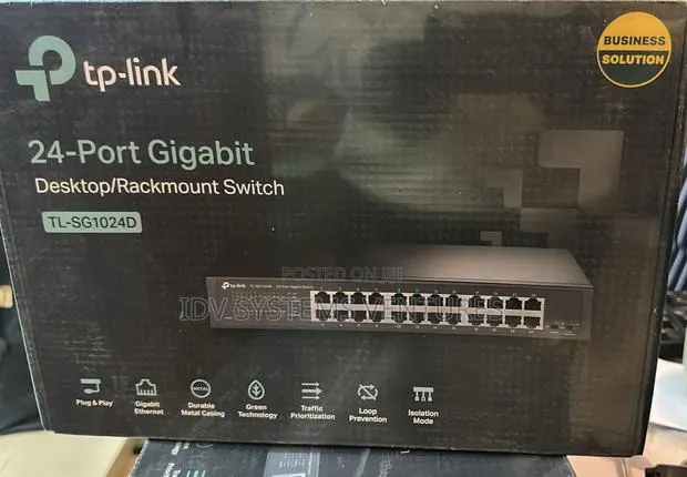 Tl-Sg1024d 24-Port Gigabit Desktop/Rackmount Switch · Photo 1
