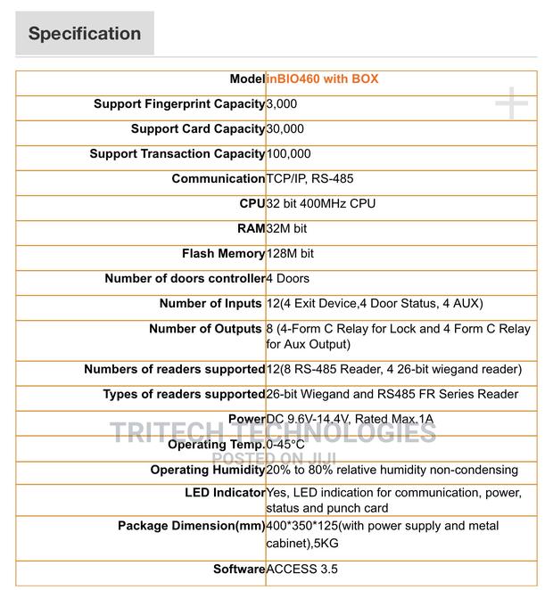 ZKTECO Inbio460 · Photo 5