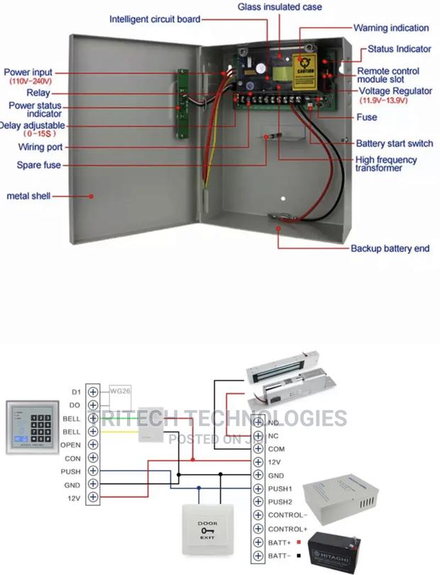 Access Control Power Supply With Battery · Photo 3