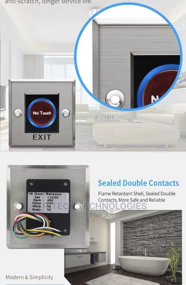 No Touch Exit Button · Photo 4
