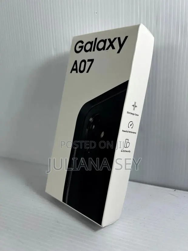 New Samsung Galaxy A07 256 GB Black · Photo 1