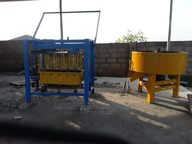 5 in 1 Block Machine With Pan Mixer · Photo 1