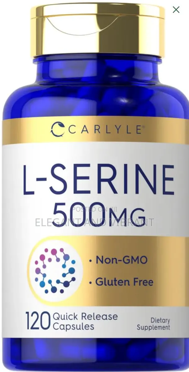 L-Serine 500mg | 120 Capsules · Photo 1