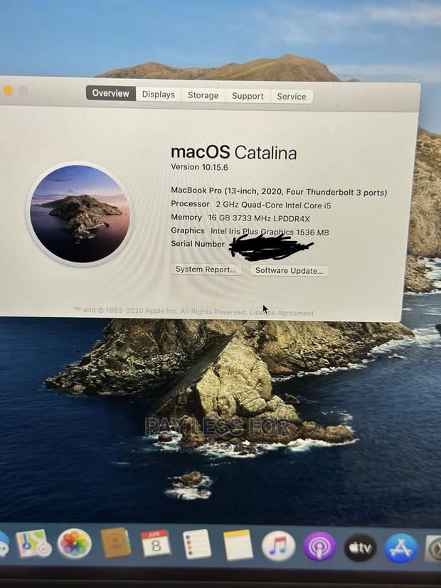 Laptop Apple MacBook Pro 2020 16GB Intel Core i5 SSD 1T · Photo 2