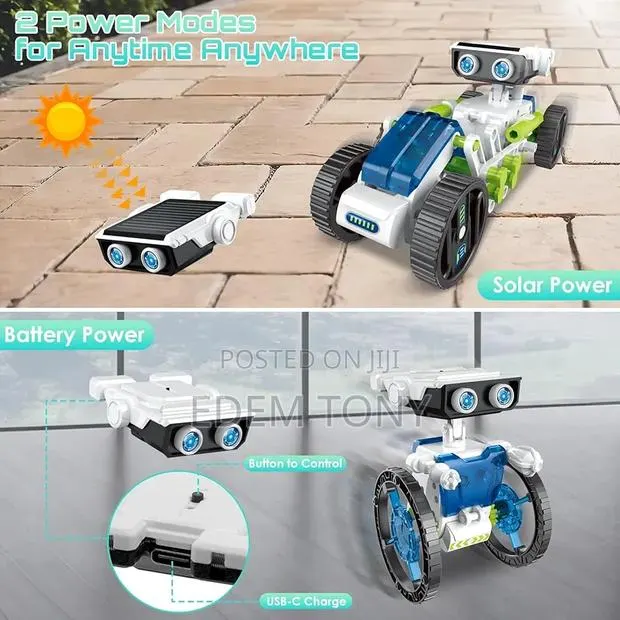 Solar Robot Toy 12-in-1 STEM Kit for Kids 8-12 Educational Fun · Photo 4