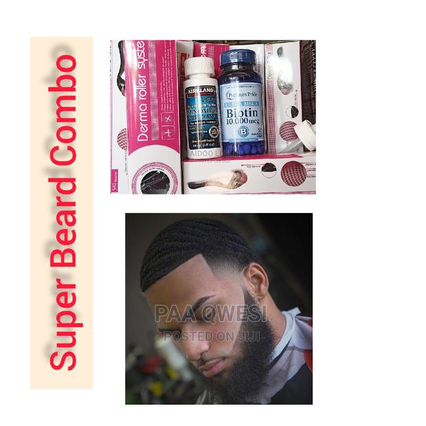 Kirkland,Biotin,Derma Roller-{Super Beard Combo} · Photo 1