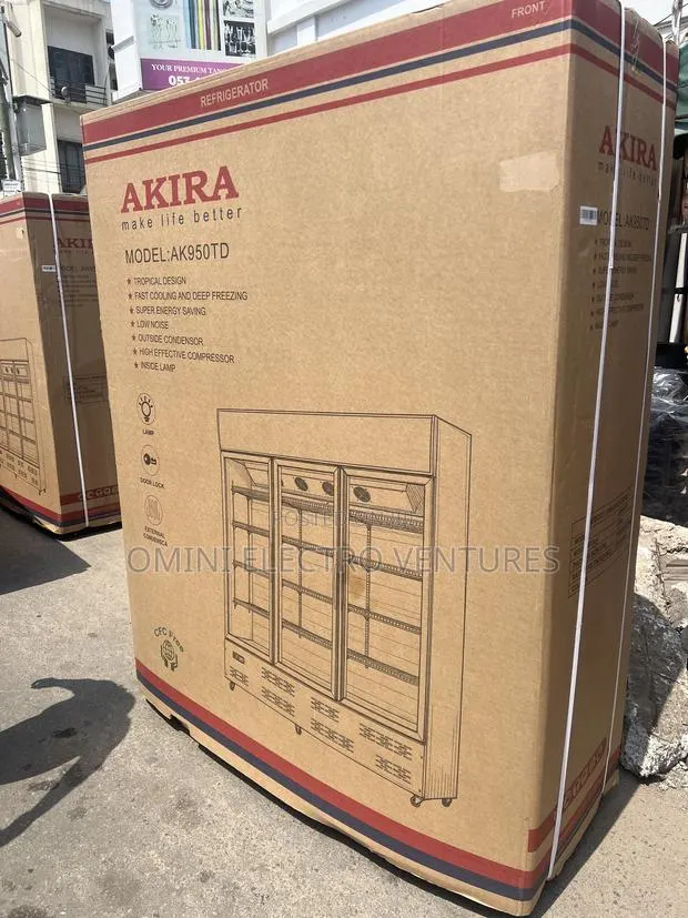 3 in 1 Akira Showcase Refrigerator 3 Soors · Photo 1