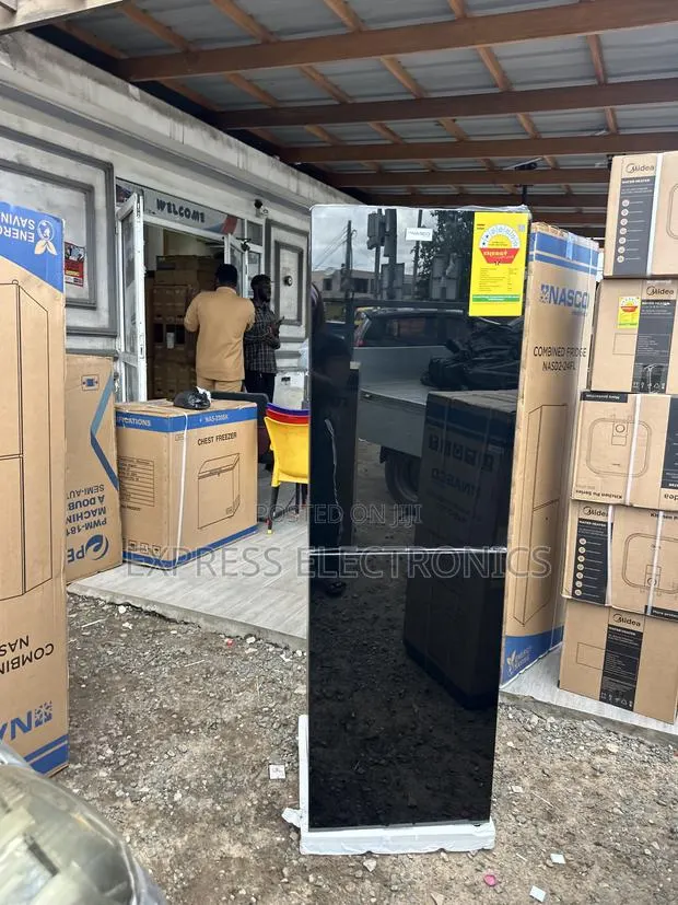 Available Nasco NASD2-24FL 196 Double Door Bottom Freezer Refrigerator · Photo 1