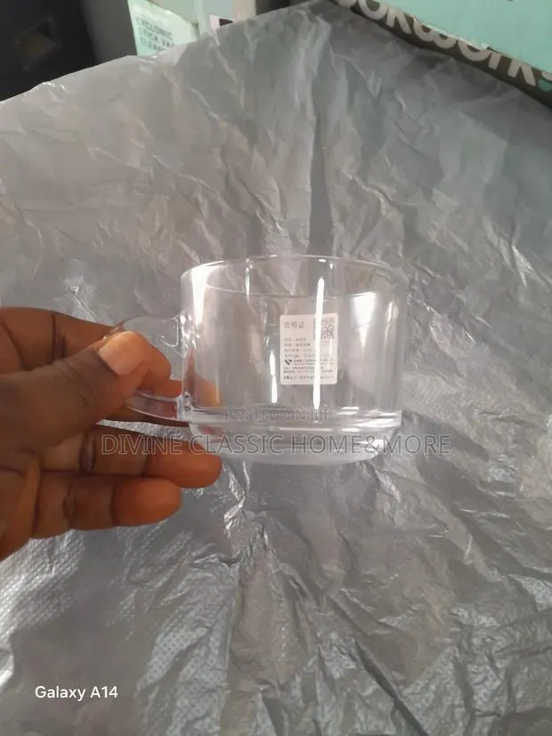 Transparent Double And Single Coffee Mugs · Photo 1