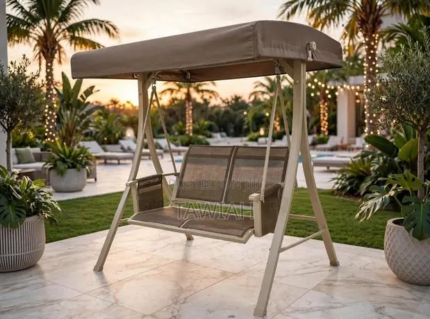 Mc 2 Person Patio Swing Chair Adjustable Canopy · Photo 1