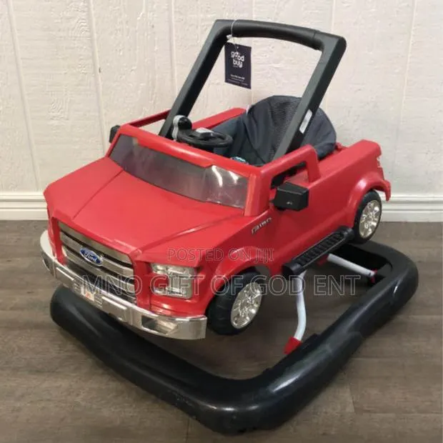 Bright Starts Ford 3 Ways to Play Walker, Red · Photo 1