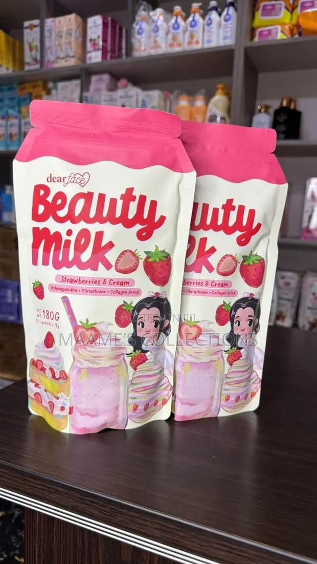 Beauty Glow Milk Strawberry-Flavored Dietary Supplement Drink · Photo 1