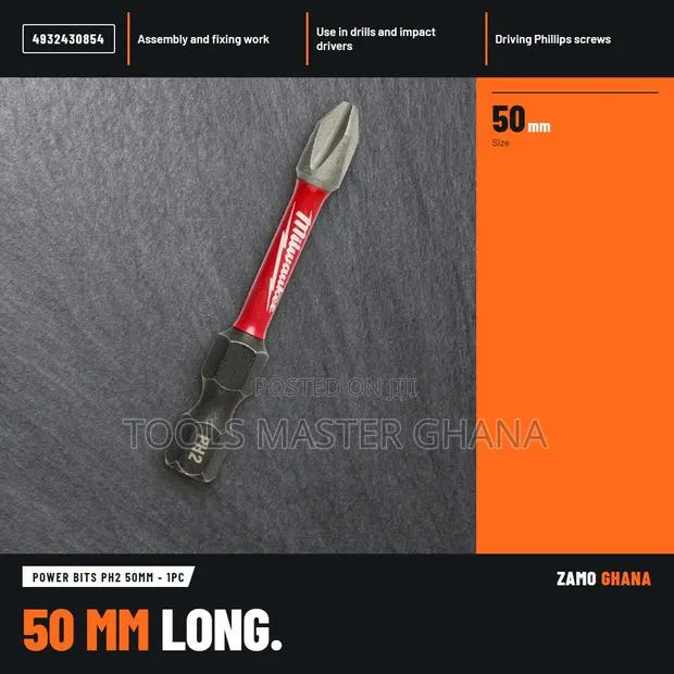 Power Bits Ph2 50Mm - 1Pc - · Photo 1