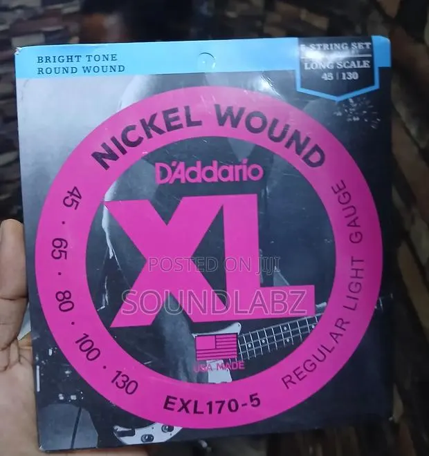 D’Addario 5set Bass Guitar Strings · Photo 1